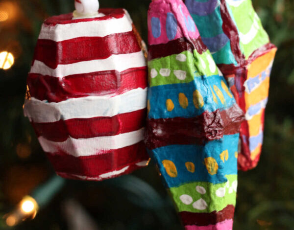 Painted Egg Carton Ornaments – Happy Hooligans Painted Egg Carton Ornaments – Happy Hooligans