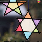 Tissue Paper Stained Glass Stars