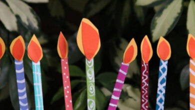 Egg Carton Menorah Craft – Happy Hooligans