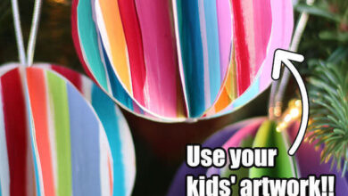 Folded Paper Ball Ornaments – Happy Hooligans