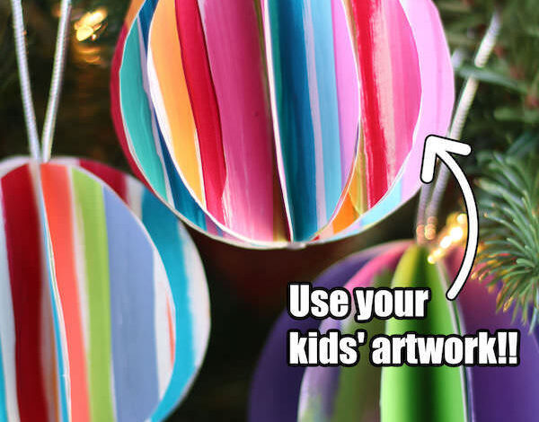 Folded Paper Ball Ornaments – Happy Hooligans