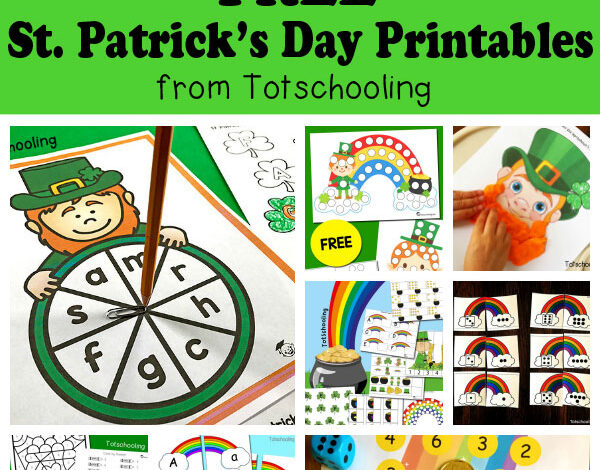 Free St. Patrick’s Day Printables for Kids | Totschooling Free St. Patrick’s Day Printables for Kids | Totschooling