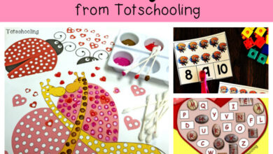 Free Valentine’s Day Printables for Kids | Totschooling