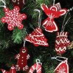 Painted Cardboard Christmas Cookie Cutter Ornaments Painted Cardboard Christmas Cookie Cutter Ornaments