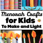 Menorah Crafts for Kids – Happy Hooligans