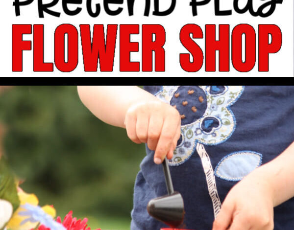 Dramatic Play Flower Shop for Preschoolers