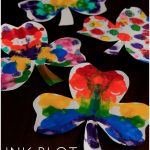 Rainbow Ink Blot Shamrock Craft for Preschoolers Rainbow Ink Blot Shamrock Craft for Preschoolers
