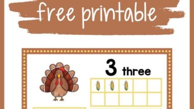 Thanksgiving Ten Frame Counting Mats Thanksgiving Ten Frame Counting Mats