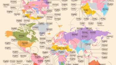 Infographic: “The Most Popular Languages to Learn by Country”