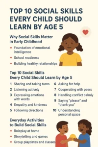 10 Must-Learn Social Skills for Kids by Age 5