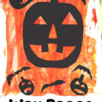 Halloween Silhouette Art with Painted Parchment or Wax Paper Halloween Silhouette Art with Painted Parchment or Wax Paper