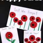 Homemade Poppy Cards for Kids to Make