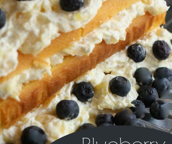 Quick and Easy Blueberry-Pineapple Shortcake