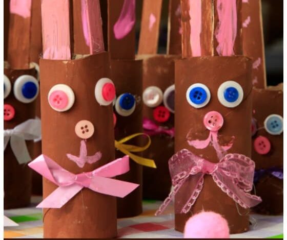 Adorable Toilet Roll Chocolate Easter Bunny Craft Adorable Toilet Roll Chocolate Easter Bunny Craft