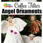 Easy Coffee Filter Angel Craft and Ornament For Kids Easy Coffee Filter Angel Craft and Ornament For Kids