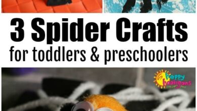 3 Easy Spider Crafts for Preschoolers 3 Easy Spider Crafts for Preschoolers