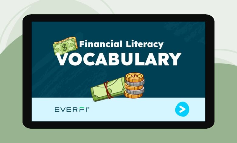 Financial Literacy Vocabulary Terms + Jeopardy-Style Game