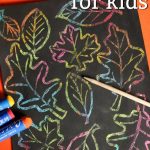 Fall Leaf Scratch Art Collage for Kids Fall Leaf Scratch Art Collage for Kids