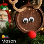 Mason Jar Lid Reindeer Ornament for Kids to Make Mason Jar Lid Reindeer Ornament for Kids to Make
