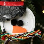 Mason Jar Lid Snowman Ornament Mason Jar Lid Snowman Ornament