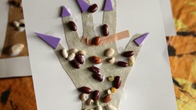 Monster Hands Crafts for Preschoolers Monster Hands Crafts for Preschoolers