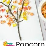 Popcorn Fall Tree Craft for Preschoolers Popcorn Fall Tree Craft for Preschoolers