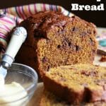 Pumpkin Chocolate Chip Bread with Whole Wheat Flour and Coconut Oil