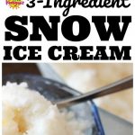 3-Ingredient SNOW Ice Cream Made with Real Snow 3-Ingredient SNOW Ice Cream Made with Real Snow