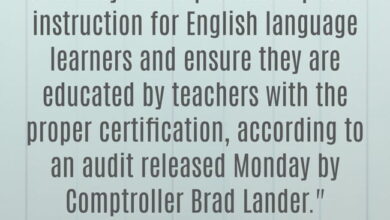 Audit Basically Calls New York City’s Teaching Of ELLs A Disaster – I’d Love To Hear From Teachers If They Agree