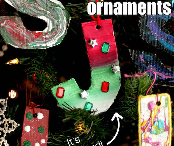 Painted Cardboard Initial Ornaments – Happy Hooligans Painted Cardboard Initial Ornaments – Happy Hooligans