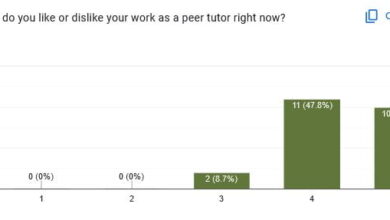 A Look Back: What Peer Tutors In My Class Say About Their Work…