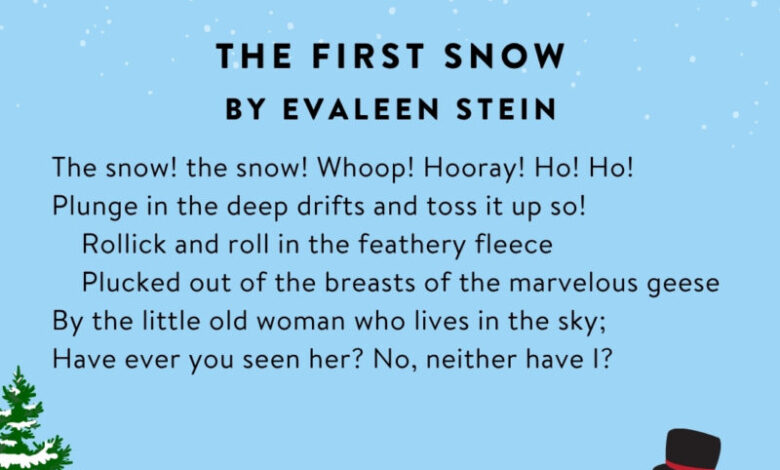 Winter Poems for Kids of All Ages