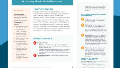 Free Lesson Plan: How AI Is Solving Real-World Problems