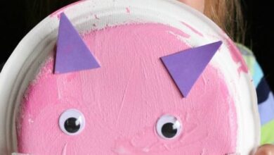 Paper Plate Kitty – Cute Letter “K” Craft