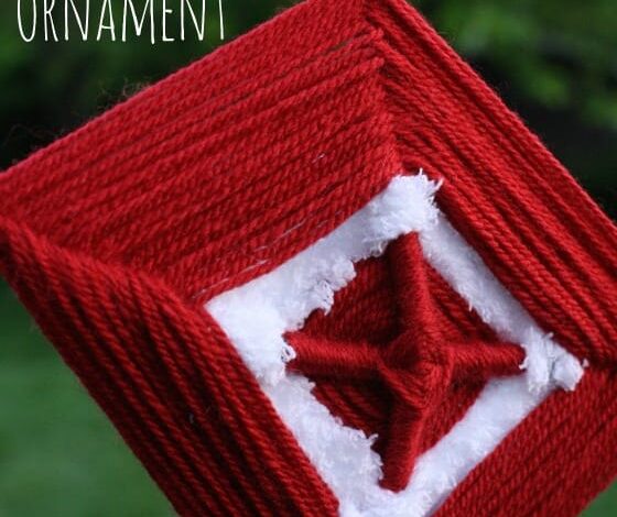 God’s Eye Ornament for Canada Day