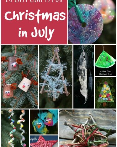 Christmas in July Crafts – Happy Hooligans