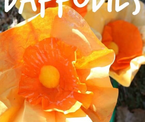 Coffee Filter Daffodils – Happy Hooligans