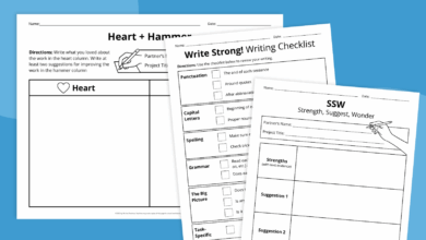 Peer-Editing Checklists Downloadable Peer-Editing Checklists Downloadable