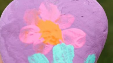 Finger-Painted Paper Weights for Kids to Make Finger-Painted Paper Weights for Kids to Make