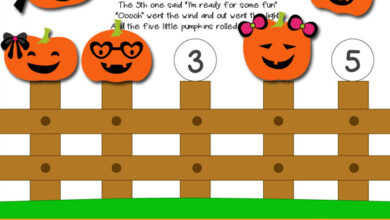 Five Little Pumpkins Printable Activity | Totschooling Five Little Pumpkins Printable Activity | Totschooling