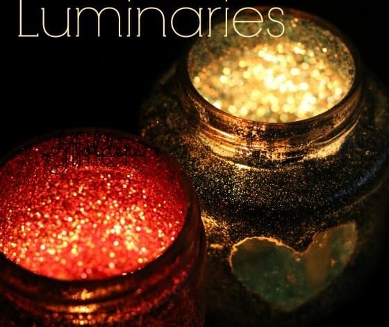 No-Mess Glittered Tea Light Luminaries No-Mess Glittered Tea Light Luminaries