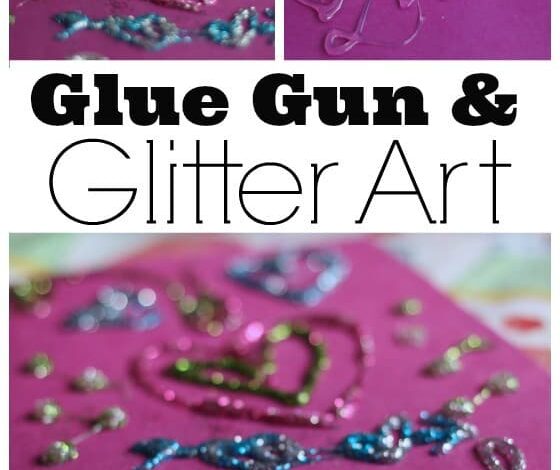 3-D Art Glue Gun and Glitter 3-D Art Glue Gun and Glitter