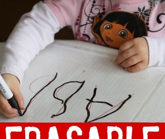 Homemade Erasable Work Sheets for Preschoolers Homemade Erasable Work Sheets for Preschoolers