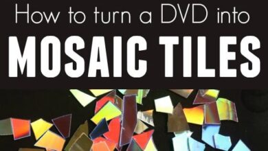 How to Make Mosaic Tiles from a CD or DVD How to Make Mosaic Tiles from a CD or DVD
