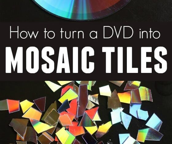 How to Make Mosaic Tiles from a CD or DVD How to Make Mosaic Tiles from a CD or DVD