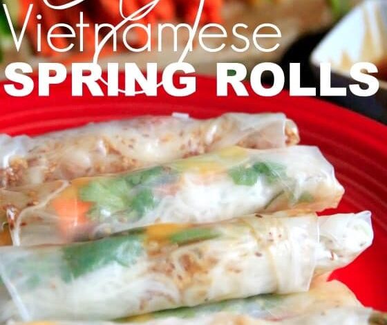 How to Make Healthy Vietnamese Spring Rolls at Home