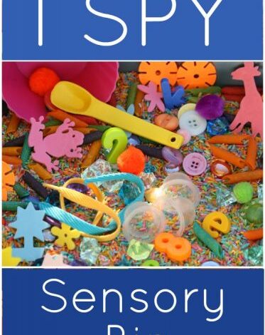 I Spy Sensory Bin for Preschoolers I Spy Sensory Bin for Preschoolers
