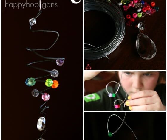 Easy Beaded SunCatcher Craft for Kids Easy Beaded SunCatcher Craft for Kids