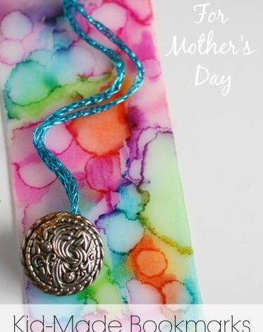 Homemade Bookmarks – Tie Dyed with Sharpies and Alcohol Homemade Bookmarks – Tie Dyed with Sharpies and Alcohol