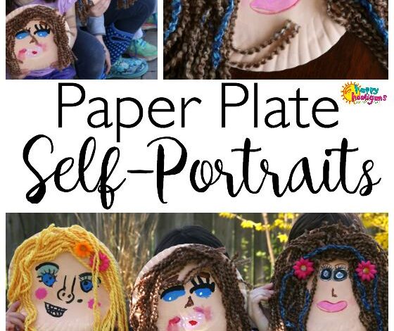 Terrific Paper Plate Self-Portrait Craft for Kids Terrific Paper Plate Self-Portrait Craft for Kids